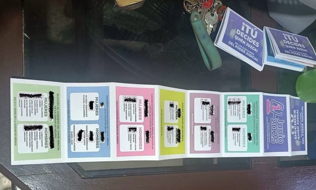 Daenuncias contra elección judicial via acordeones han sido &#39;infructuosas. Prdcedentes en contra de quejas, camino a institucionalizar &#39;trampas&#39;.