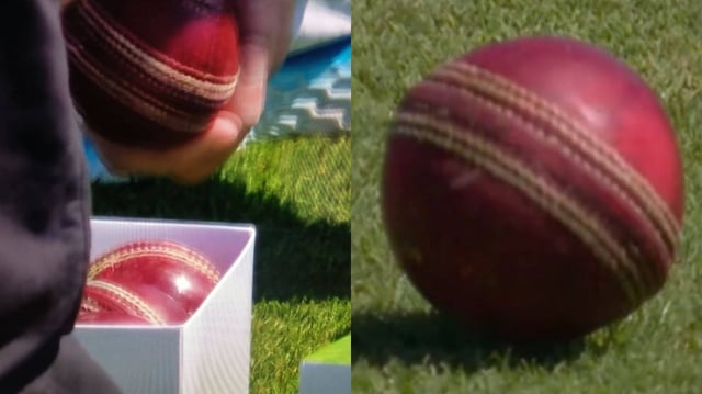 Dukes Ball India vs England | Image: JioHotstar Screengrabs
