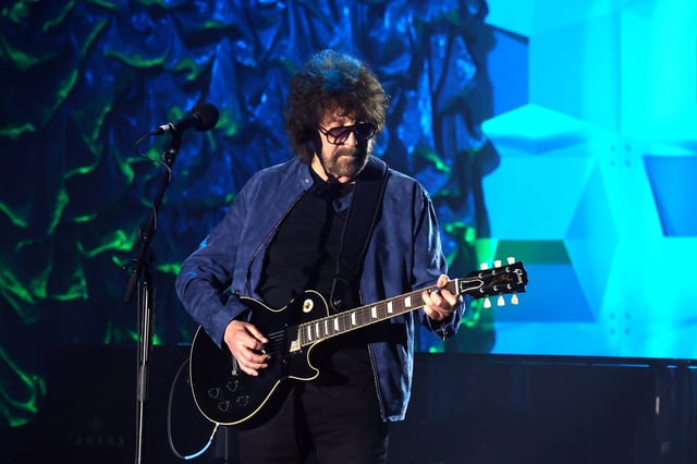 Jeff Lynne performs at the 2023 Songwriters Hall of Fame induction and awards gala on June 15, 2023, in New York.