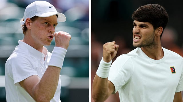 Jannik Sinner et Carlos Alcaraz se retrouvent en finale de Grand Chelem.