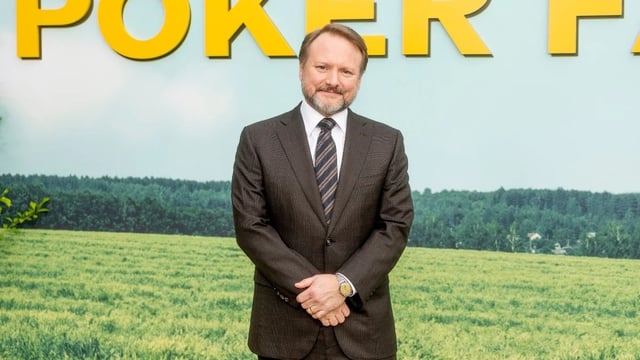 Rian Johnson attends the Los Angeles premiere of Peacock original series "Poker Face" Season 2 at Hollywood Legion Theater on May 01, 2025 in Los Angeles, California (Emma McIntyre/WireImage)