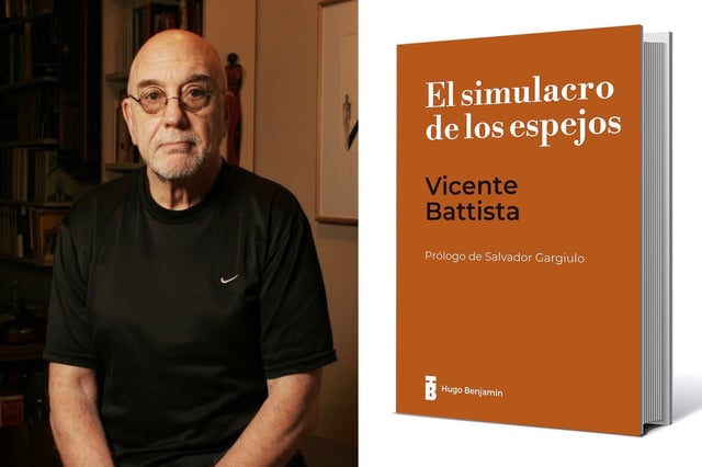 Vicente Battista, ganador del Rómulo Gallegos con la novela &#34;El simulacro de los espejos&#34;