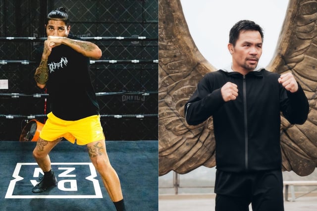 Los boxeadores se preparan para el combate del próximo 19 de julio Foto: Instagram boxer_barrios / Instagram mannypacquiao