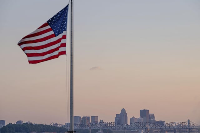 Bandera de Estados Unidos.
