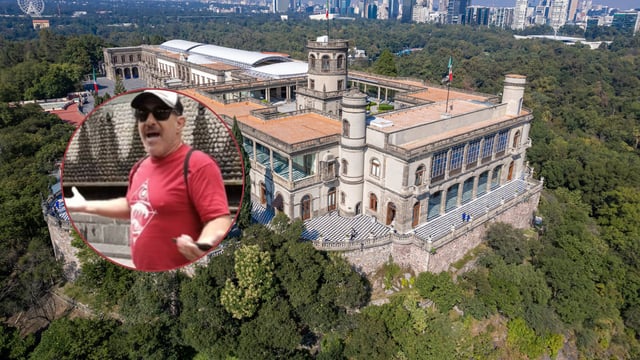 Turista extranjero sorprendido orinando en Bosque de Chapultepec causa indignación en redes sociales. Foto: Canvas y Captura de pantalla