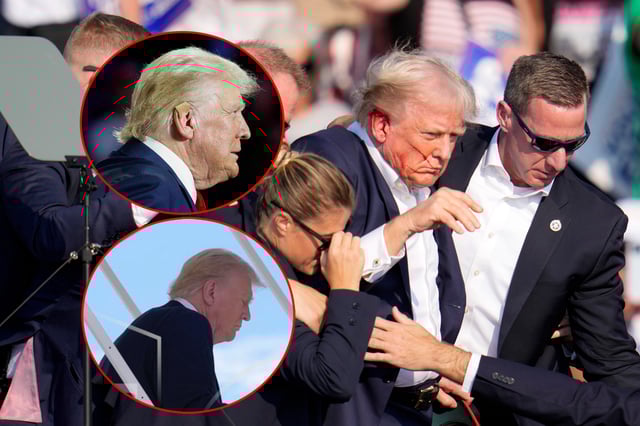 Donald Trump ha anunciado que realizará un mitin en Butler, Pensilvania, el lugar donde fue atacado durante un acto de campaña hace casi dos semanas. Foto: AP y Reuters