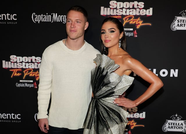 San Francisco 49ers running back Christian McCaffrey and model Olivia Culpo have announced the birth of their daughter.
