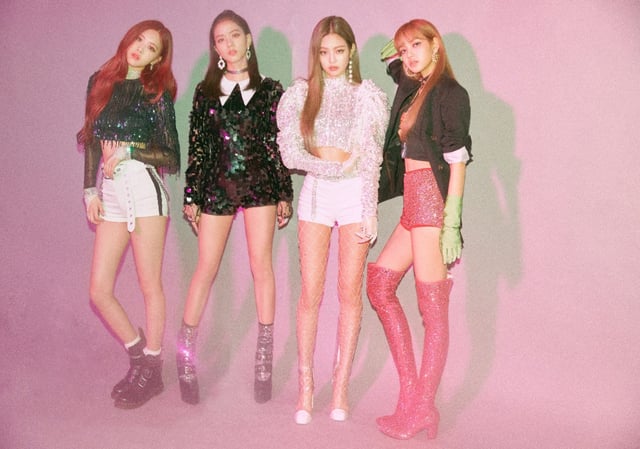 The K-pop girl group Blackpink made its U.S. television debut on “The Late Show with Stephen Colbert” on Monday, Feb. 11, 2019. They also announced a brief U.S. tour that in addition to both weeks of Coachella includes a night at the Forum in Inglewood on April 17, 2019. (Photos courtesy of Blackpink)