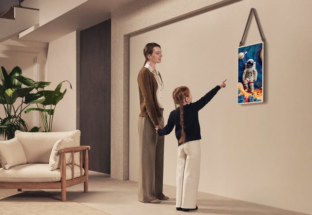 This photo, provided by LG Electronics Inc., shows the LG StanbyME 2, its popular portable display. (PHOTO NOT FOR SALE) (Yonhap)
