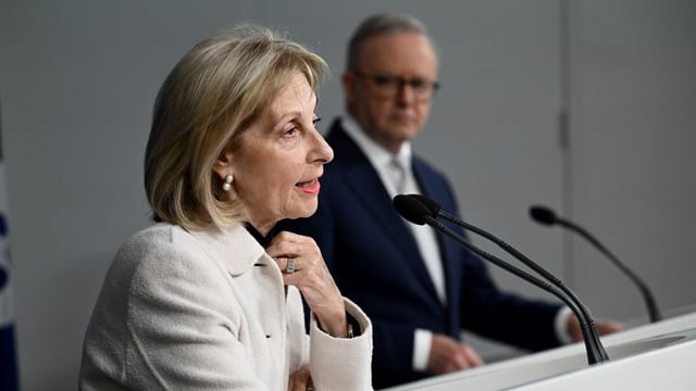 Antisemitism envoy Jillian Segal and Anthony Albanese (Image: AAP/Dan Himbrechts)