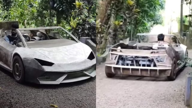 A supercar crafted on Maruti Alto wheels by a Kerala man has gone viral online.