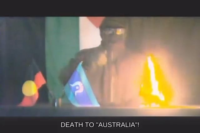 A threatening video has emerged online claiming to be from a 'cell' responsible for anti-Semitic attacks.