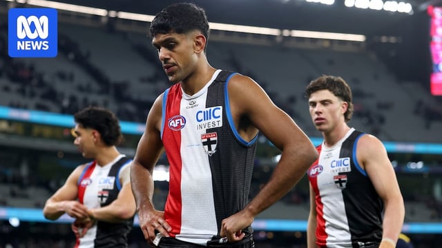 Nasiah Wanganeen-Milera walks and has his hands on his hips