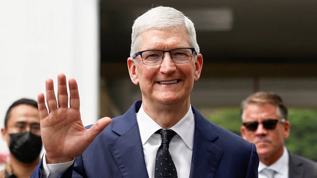 Apple CEO Tim Cook took the helm of the company in 2011.