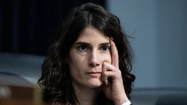 Rep. Marie Gluesenkamp Perez listens to testimony from OMB Director Russell Vought during a House Appropriations Committee hearing on June 4, 2025. Photo: Tom Williams/CQ-Roll Call, Inc via Getty Images