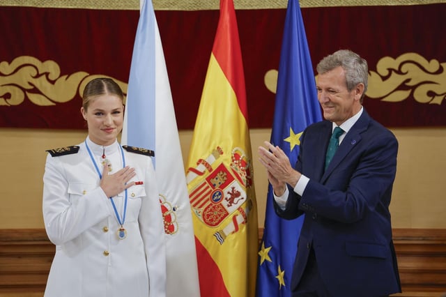 La princesa Leonor recibe la Medalla de Galicia