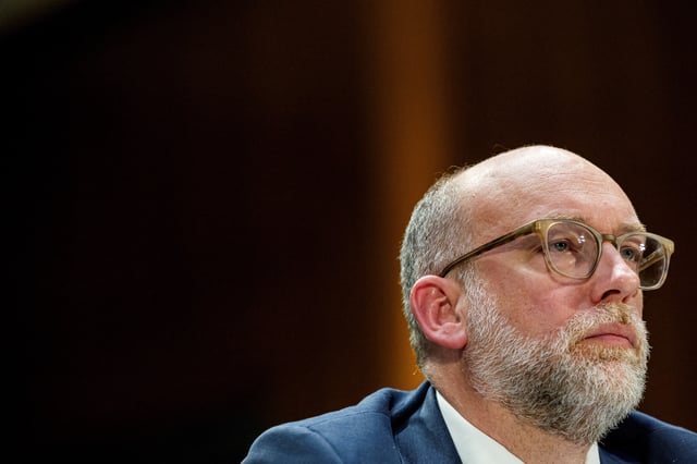 Director of the Office of Management and Budget Russell T. Vought testifies before the U.S. Senate Committee on Appropriations on Capitol Hill in Washington, D.C., U.S., June 25, 2025. REUTERS/Kevin Mohatt/File Photo
