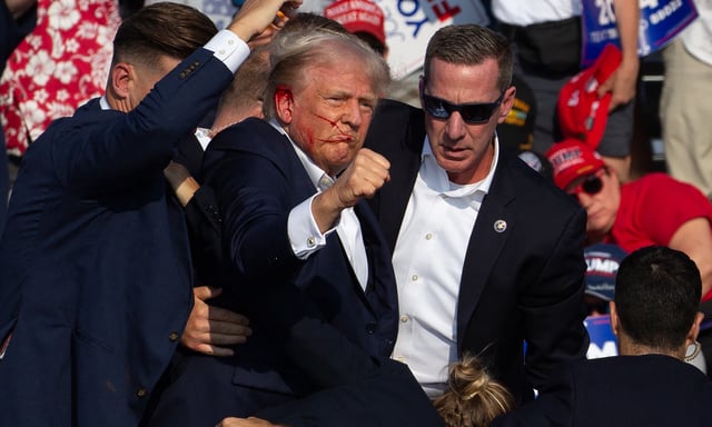 Le 13 juillet 2024, un homme a tiré sur Donald Trump, lors d'un meeting de campagne à Butler, en Pennsylvanie.