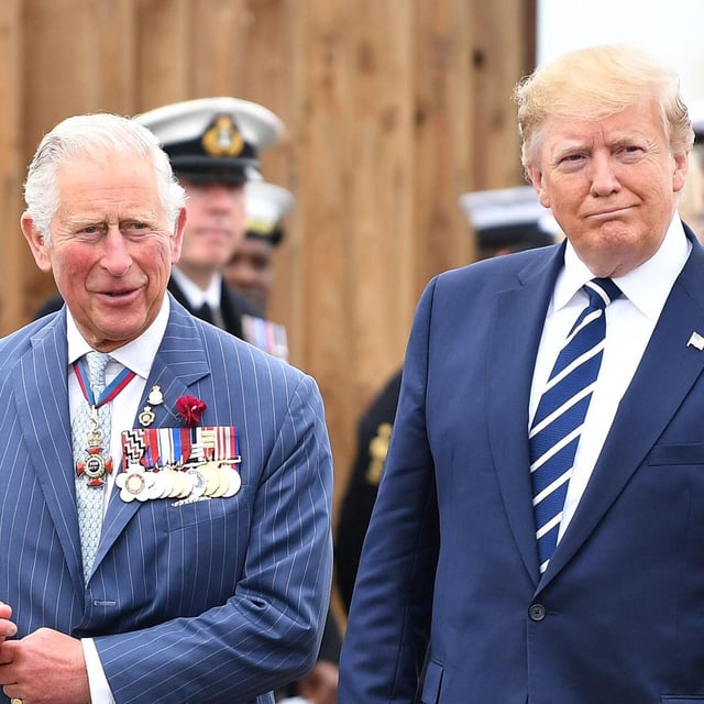 König Charles III., Dondald Trump