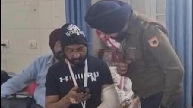 Colonel Pushpinder Singh Bath underwent treatment at the Military Hospital in Patiala after the alleged assault by the police personnel in which he suffered a broken arm. (HT file photo)
