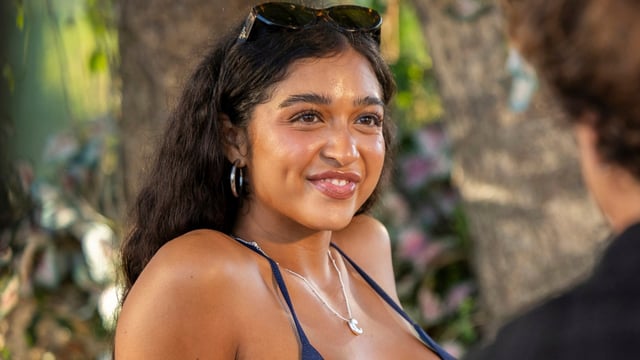 Cierra Ortega penned a note on the backlash following her sudden departure from Love Island USA due to resurfaced social media posts with racial slurs. (Ben Symons/Peacock via AP)