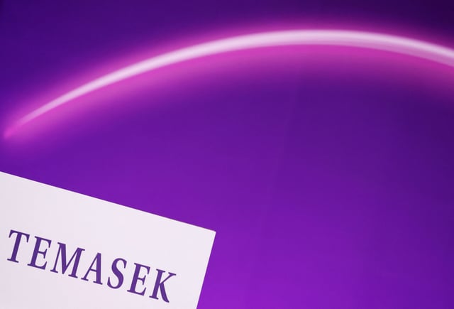 A Temasek signage is pictured at their annual Temasek Review in Singapore July 11, 2023. REUTERS/Edgar Su