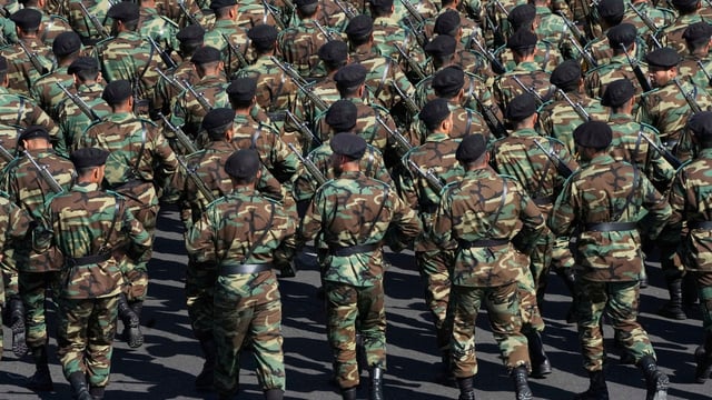 Conscripted countries are those who mandate service in their armed forces, for varying periods of time.