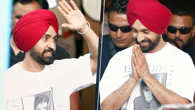 Diljit Dosanjh Makes 1st Appearance In Mumbai Amid Sardaar Ji 3 Controversy, Greets Paps With Folded Hands | Image: X