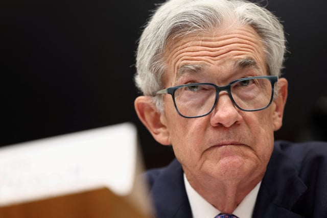 U.S. Federal Reserve Chair Jerome Powell testifies before a House Financial Services Committee hearing on "The Semiannual Monetary Policy Report to the Congress," on Capitol Hill in Washington, D.C., U.S., June 24, 2025. REUTERS/Kevin Lamarque/File Photo