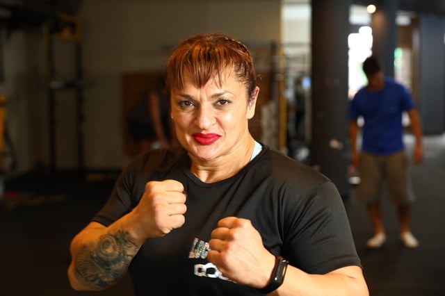 La boxeadora Locomotora Oliveras sufrió un ACV este lunes por la mañana.