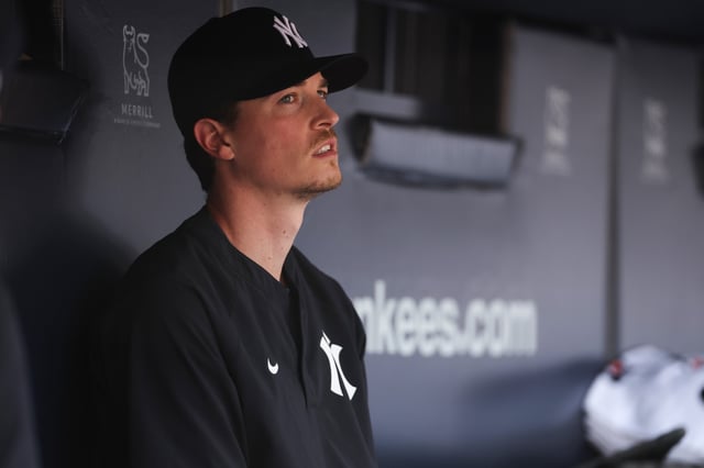 NEW YORK, NY - JUNE 21: Max Fried #54 of the New York Yankees looks on during the game against the Baltimore Orioles at Yankee Stadium on June 21, 2025 in New York, New York. (Photo by New York Yankees/Getty Images)