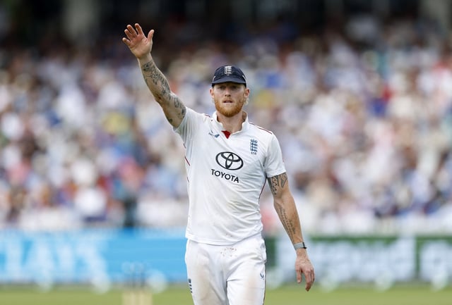 Cricket - International Test Match Series - Third Test - England v India - Lord's Cricket Ground, London, Britain - July 14, 2025 England's Ben Stokes reacts Action Images via Reuters/Peter Cziborra
