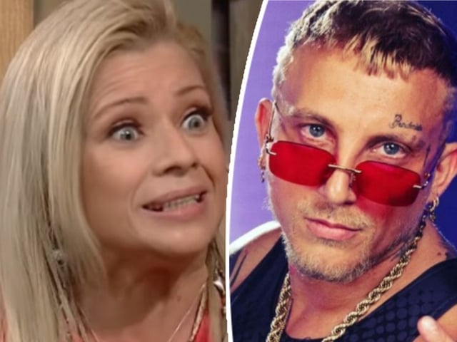 Dalila confirmó que tuvo un romance con El Polaco. Fotos: captura TV.