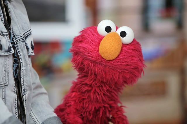 Elmo on TODAY on August 4, 2017.