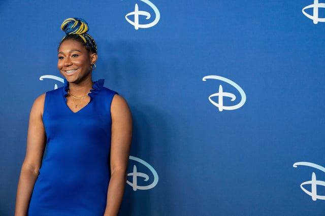 Aliyah Boston arrives at the Disney Upfront 2022 event in New York City, New York, U.S., May 17, 2022. REUTERS/David Dee Delgado/File Photo