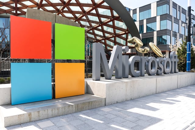 La sede de Microsoft en Redmond, Washington, el 4 de abril del 2025. (AP foto/Jason Redmond)