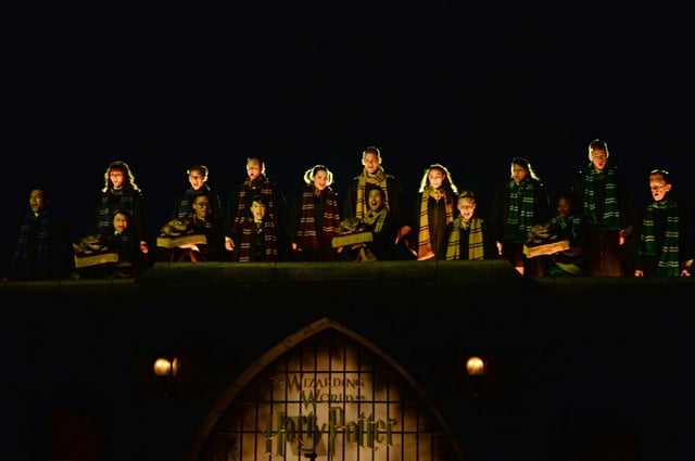 The franchise sees the eponymous Harry Potter plucked from non-magical obscurity and thrust into a wizarding world