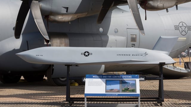 The joint air-to-surface standoff missile is made by Lockheed Martin in the US