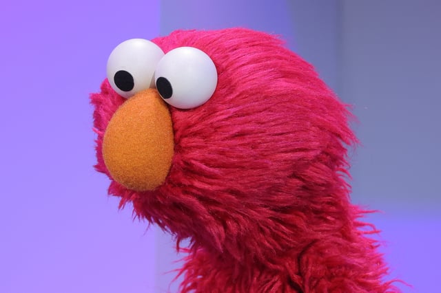 Elmo speaks at The Wall Street Journal's Future of Everything Festival in New York City, U.S., May 22, 2024. REUTERS/Andrew Kelly