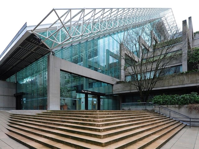 B.C. Supreme courhouse in Vancouver