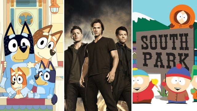 Bluey; Supernatural; South Park