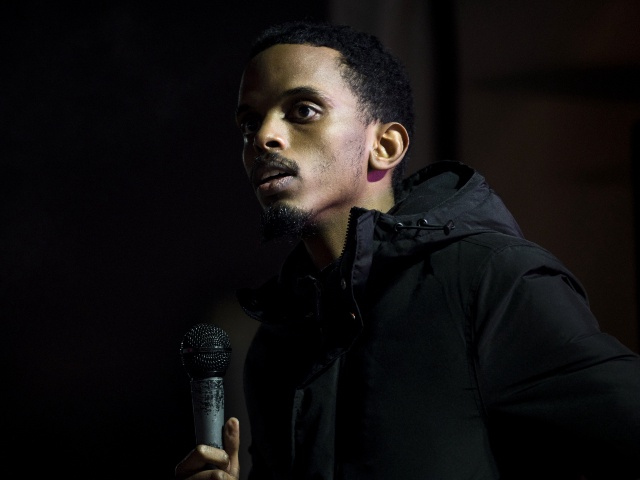 Omar Fateh, a member-elect of the Minnesota State Senate, speaks during a vigil for Dolal Idd, who was shot and killed by Minneapolis Police last night, on December 31, 2020 in Minneapolis, Minnesota. Idd is the first person to be killed by members of the Minneapolis Police Department since George Floyd was killed on May 25. (Stephen Maturen/Getty)