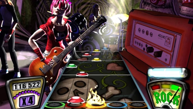 Guitar Hero gameplay