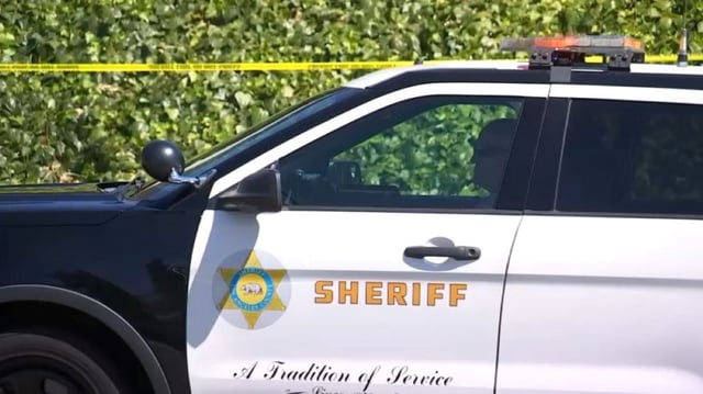 A Los Angeles County Sheriff’s Department SUV is pictured.
