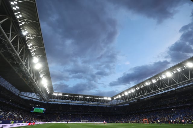 Soccer Football - LaLiga - Espanyol v FC Barcelona - RCDE Stadium, Cornella de Llobregat, Spain - May 15, 2025 General view inside the stadium before the match REUTERS/Albert Gea/File Photo