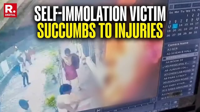 Odisha College Student Dies After Self-Immolation Over Harassment Complaint; CM Pledges Justice | Image: Republic/X