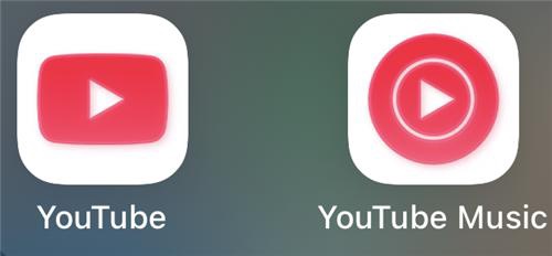 Logos of YouTube and YouTube Music (Yonhap)