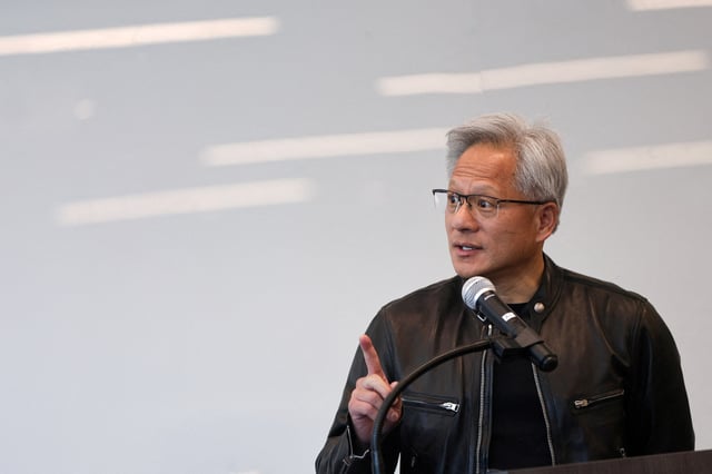 Le PDG de Nvidia, Jensen Huang.