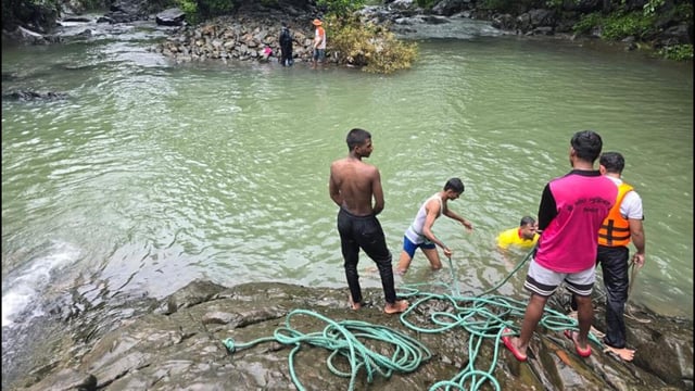Two men drown, four survive as trip to waterfall turns tragic
