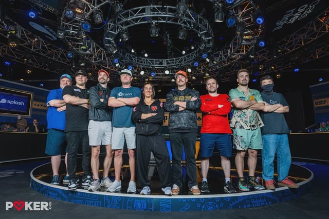 2025 WSOP Main Event final table.